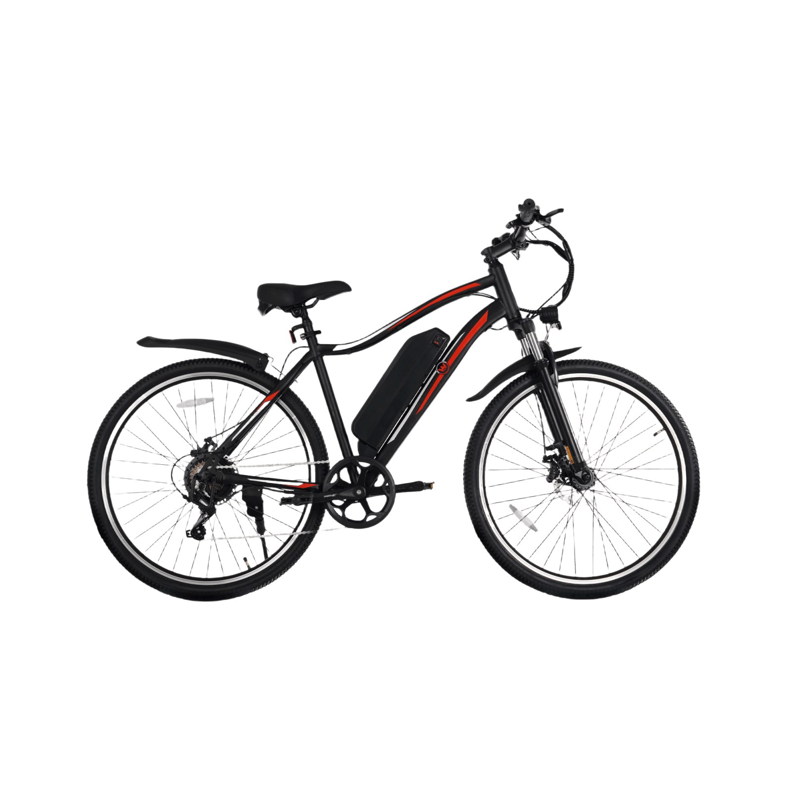 The Aries Mountain electric Bike 27.5 "has a range of 48 miles - C INVERTER Electric bike